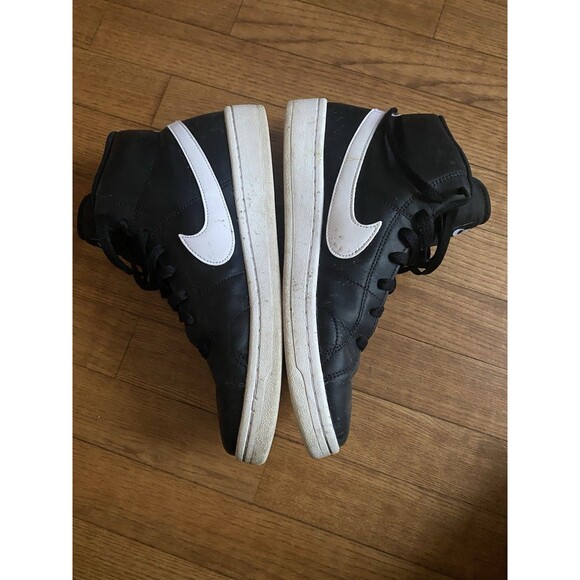 EUC Nike Court Royale 2 Mid Mens 8.5 Black White Shoes Athletic Gym CQ9179-001 main image 5